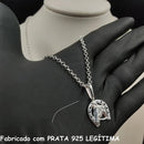 Colar Amuleto da Sorte Prata 925 (Elo Português) - Streetwear UBN