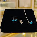 Conjunto Lumière Prata 925 (Colar e Brinco 5mm)m) - Streetwear UBN