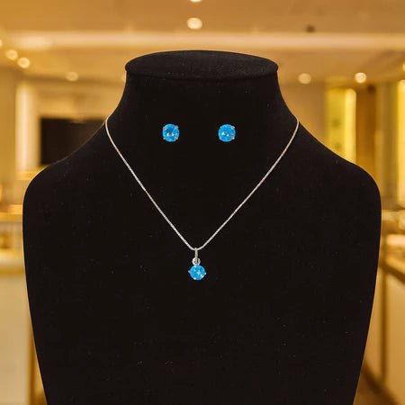 Conjunto Lumière Prata 925 (Colar e Brinco 5mm)m) - Streetwear UBN