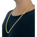 Cordão Cadeado King Moeda Antiga (8mm) - Streetwear UBN