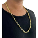 Cordão Cadeado King Moeda Antiga (8mm) - Streetwear UBN