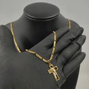 Cordão Foco & Fé Moeda Antiga (Malha 3x1) - Streetwear UBN