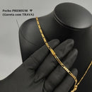 Cordão Foco & Fé Moeda Antiga (Malha 3x1) - Streetwear UBN