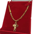 Cordão Foco & Fé Moeda Antiga (Malha 3x1) - Streetwear UBN