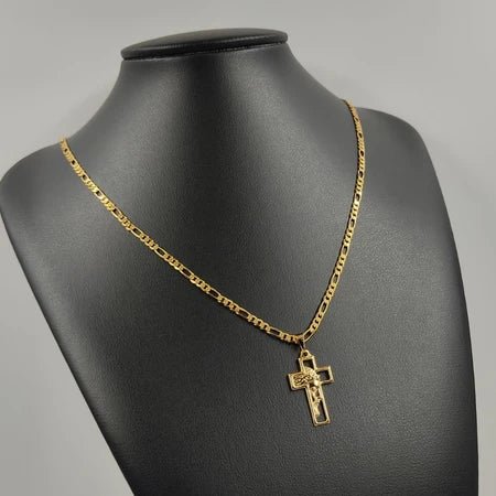 Cordão Foco & Fé Moeda Antiga (Malha 3x1) - Streetwear UBN