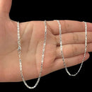 Corrente Piastrini Slim Prata 925 (2mm) - Streetwear UBN