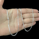 Corrente Piastrini Slim Prata 925 (2mm) - Streetwear UBN