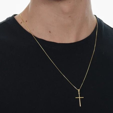 Kit Clássico Ouro 18K (Veneziana e Cruz) - Streetwear UBN