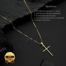 Kit Clássico Ouro 18K (Veneziana e Cruz) - Streetwear UBN