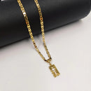 Kit Piastrine Ouro Velho Legítimo (Cordão, Cruz e Pulseira) - Streetwear UBN