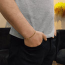 Kit Piastrine Ouro Velho Legítimo (Cordão, Cruz e Pulseira) - Streetwear UBN