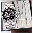 Relógio Pallyjane Chronos - Clássico Prata & Preto - Streetwear UBN